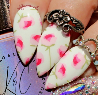 Easter Meadow (CjSH-134) Etched Nail Art Stamping Plate