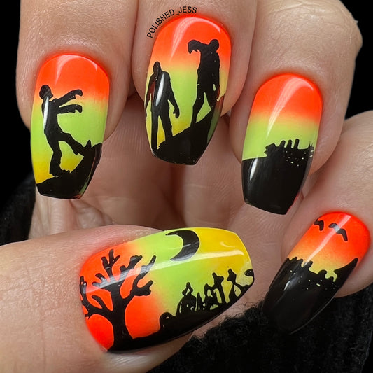 Halloween - Witches Brew (CjSH-21) Etched Nail Art Stamping Plate