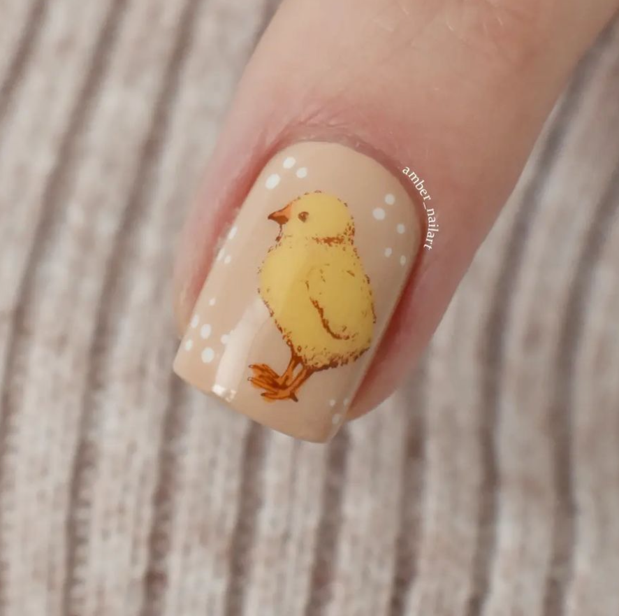 Bunny Kisses (CjSH-29) Etched Nail Art Stamping Plate