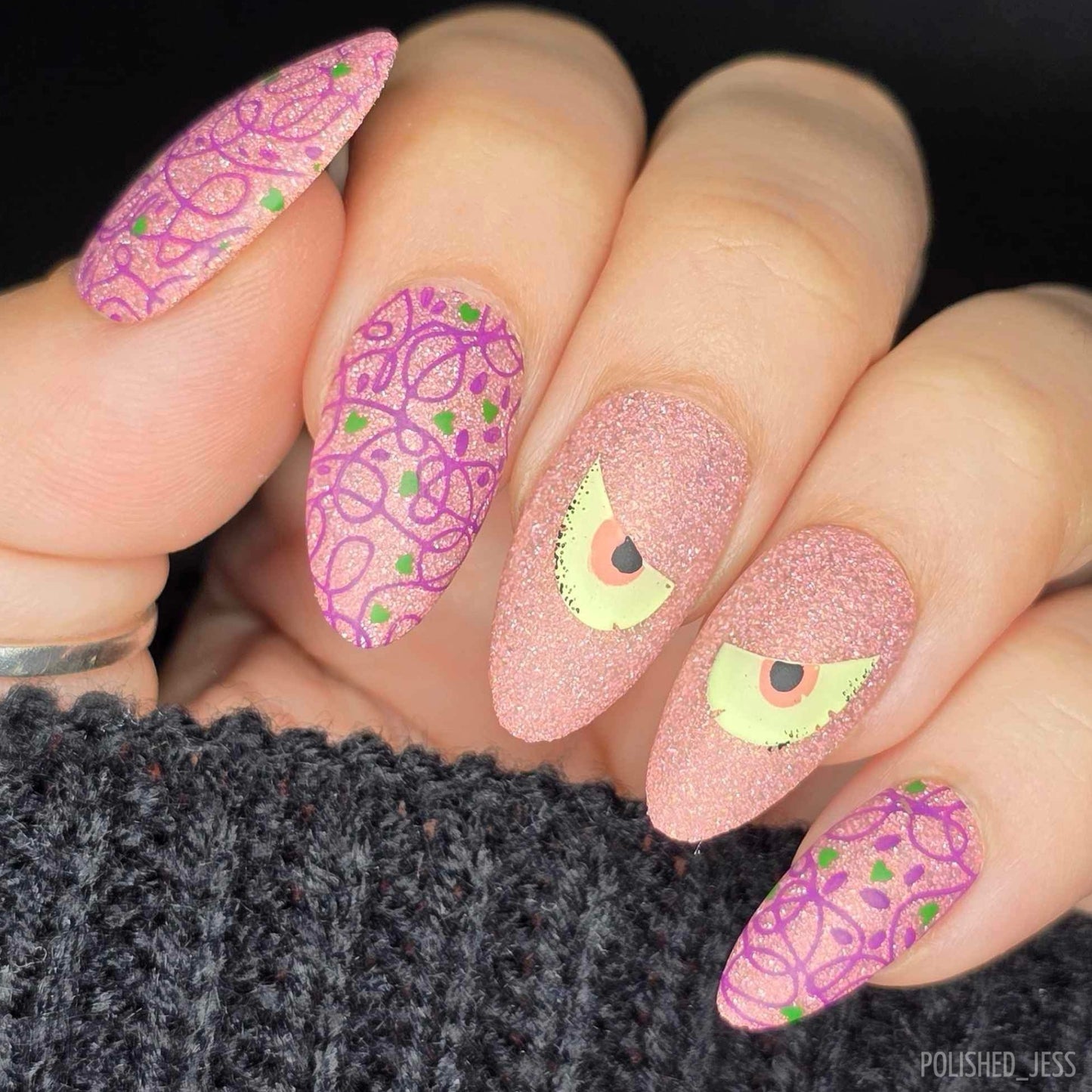 BOO-tiful (CjSH-47) Etched Nail Art Stamping Plate