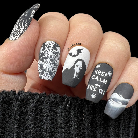 Goulfriends (CjSH-57) Etched Nail Art Stamping Plate