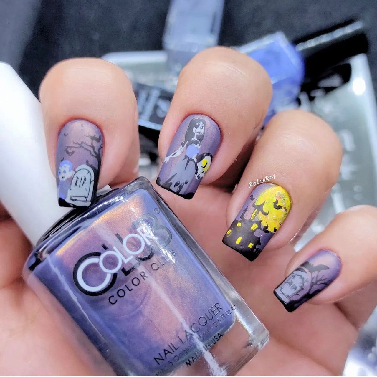Give Me Chills (CjSH-69) Etched Nail Art Stamping Plate