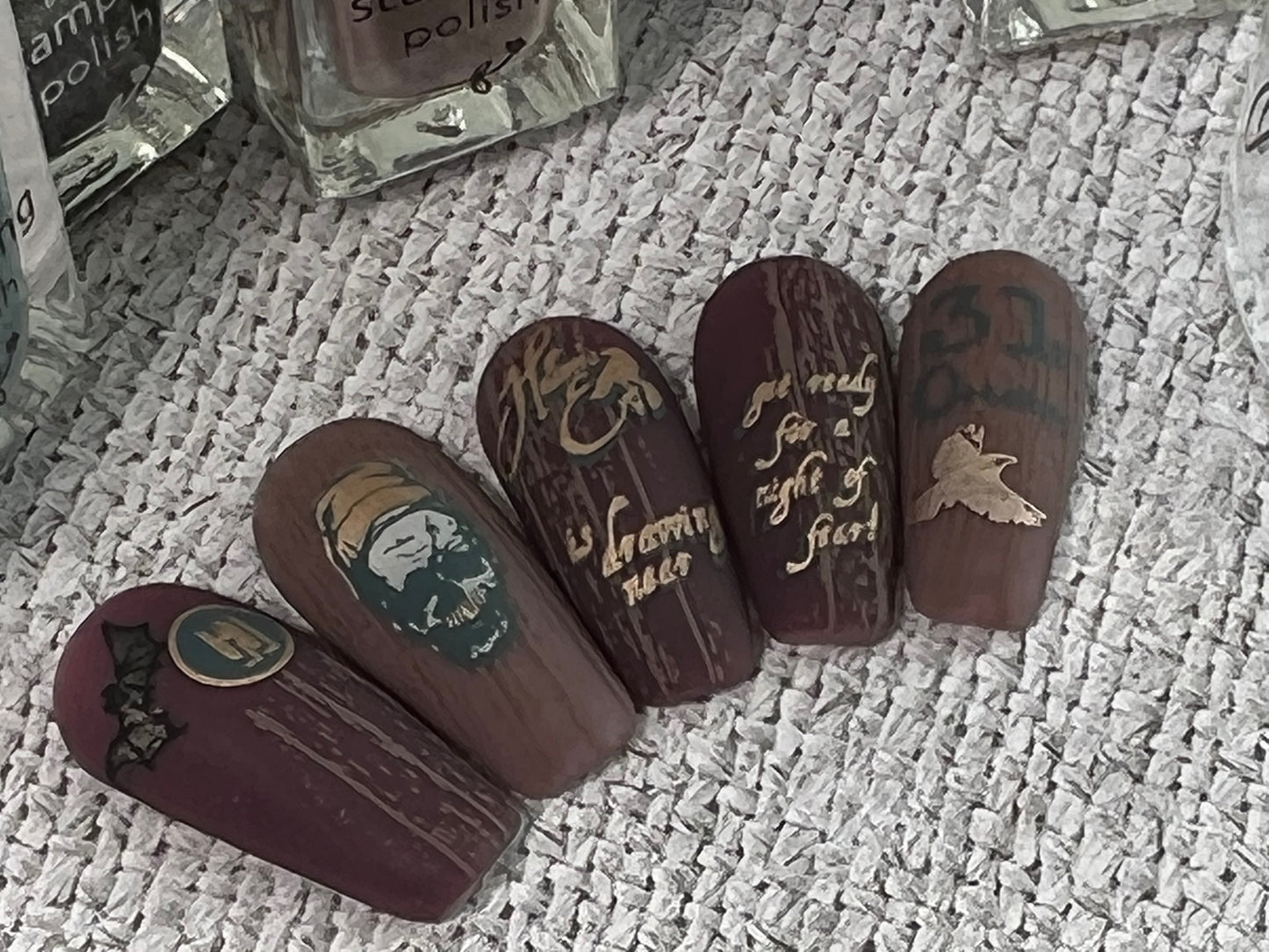 Hallow's Eve (CjS-H-73) Etched Nail Art Stamping Plate