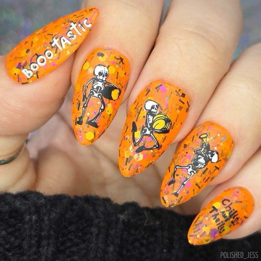 Bootastic (CjS-H-77) Etched Nail Art Stamping Plate