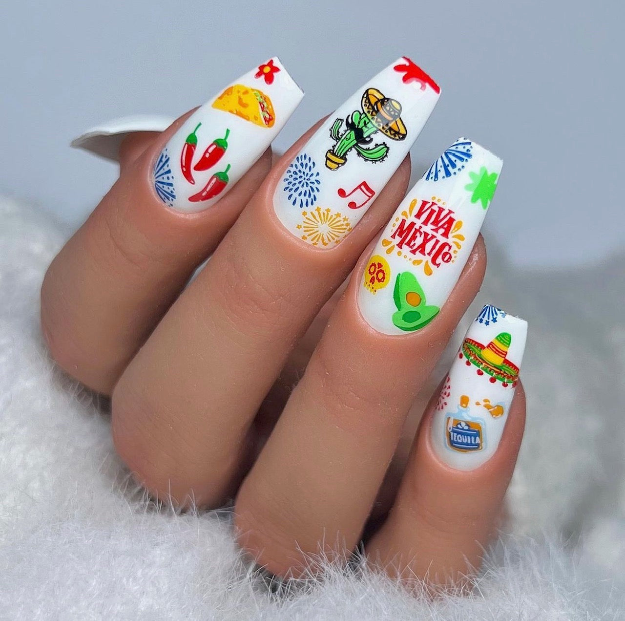 Cinco De Mayo (CjSH-85) Etched Nail Art Stamping Plate