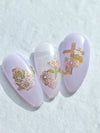 Easter Floral (CjSH-88) Steel Nail Art Layered Stamping Plate
