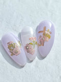 Easter Floral (CjSH-88) Steel Nail Art Layered Stamping Plate