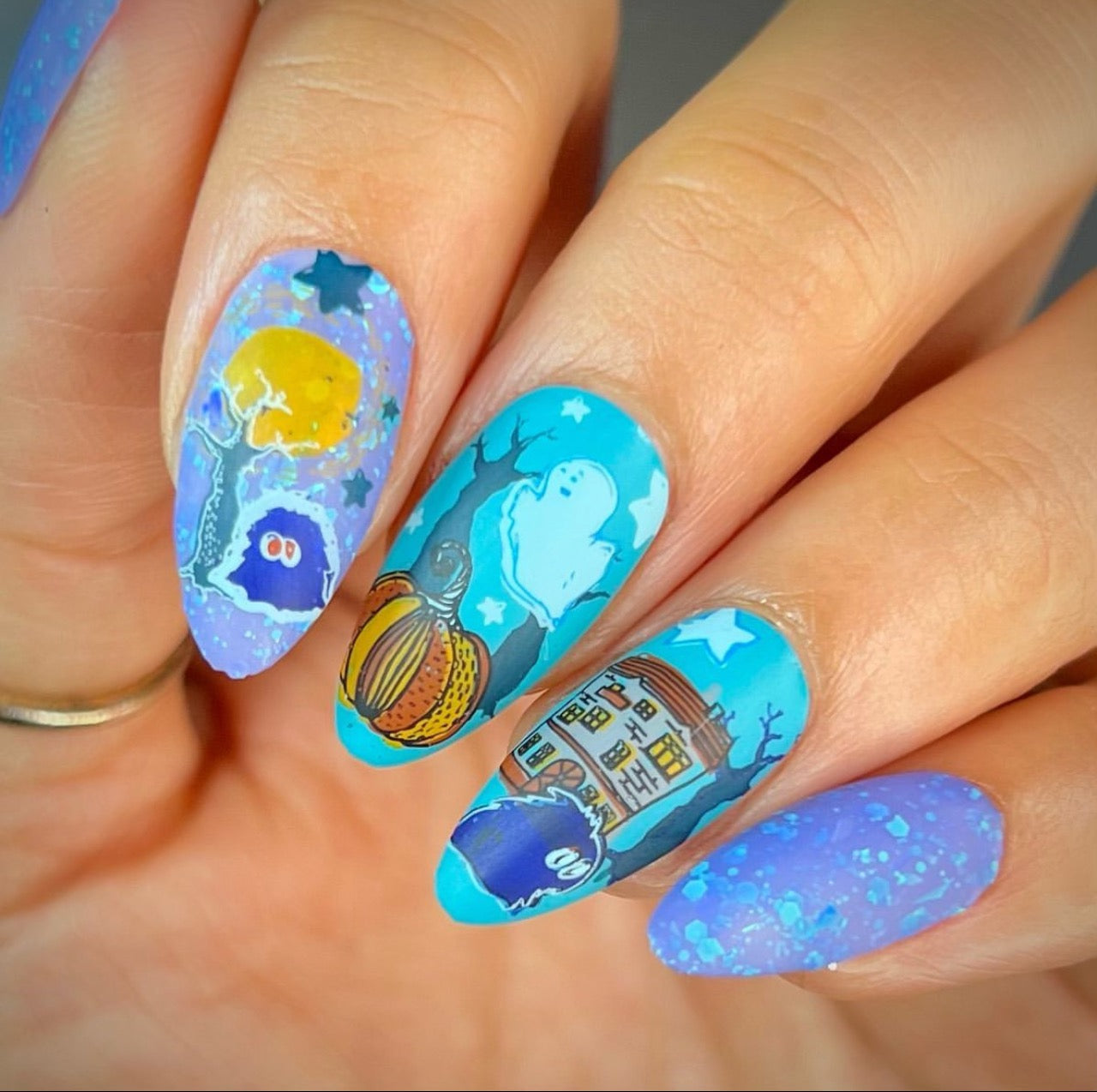 Sweet Little Witch (CjSH-90) Etched Nail Art Stamping Plate