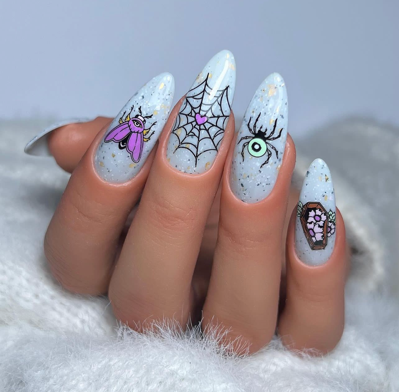 Goth Moth (CjSH-91) Etched Nail Art Stamping Plate