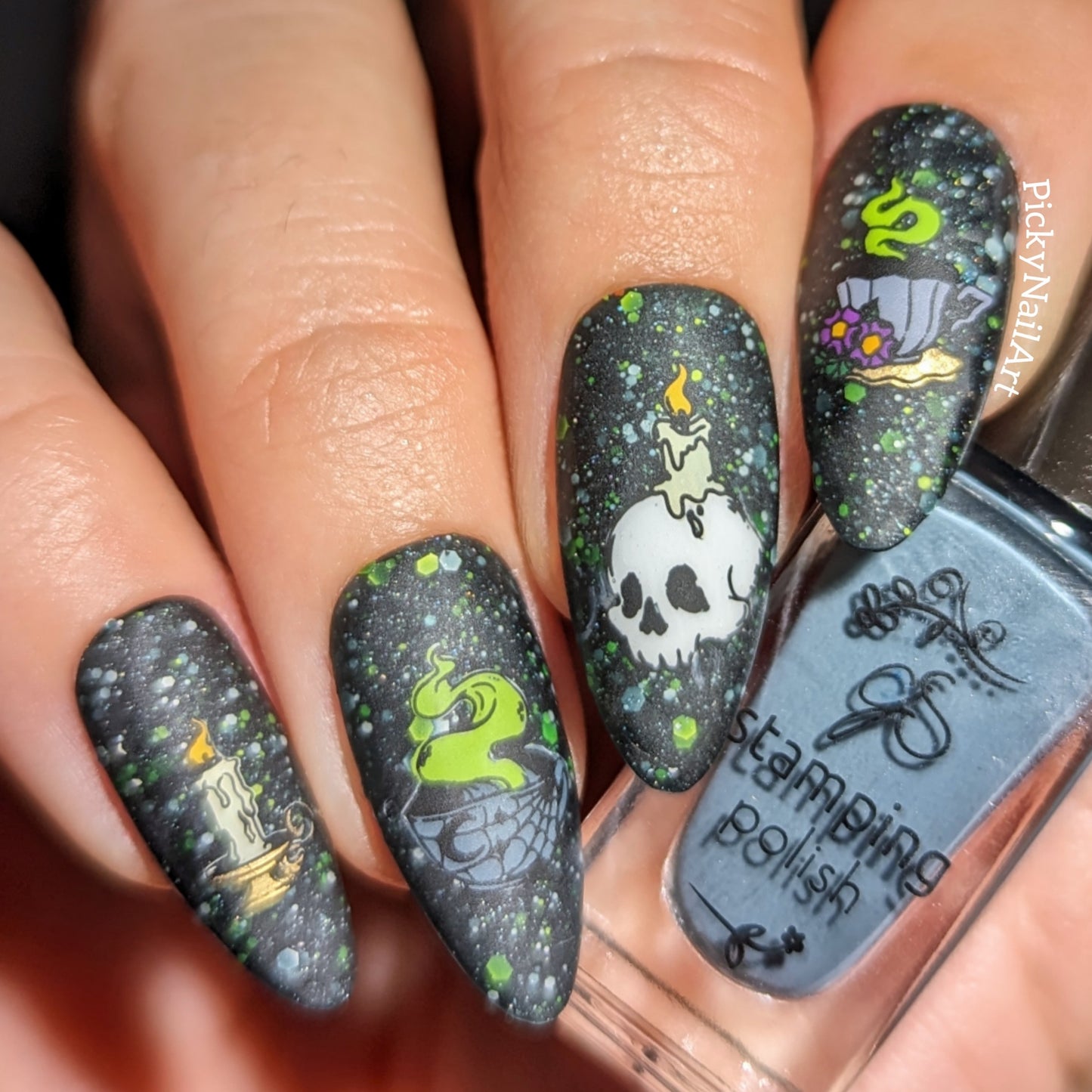 Abracadabra (CjSH-93)Etched Nail Art Stamping Plate