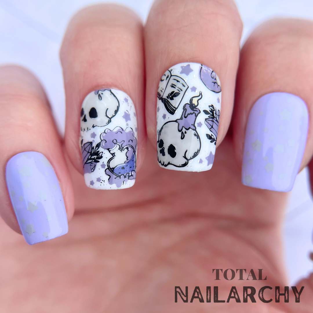 Abracadabra (CjSH-93)Etched Nail Art Stamping Plate