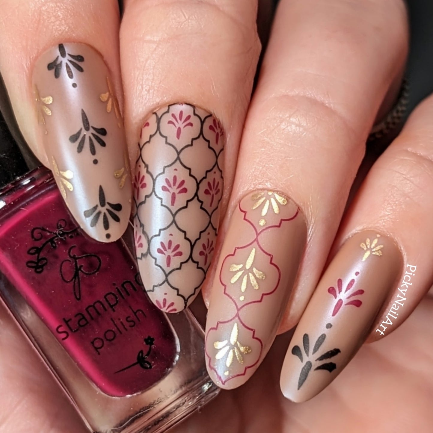 Enchanted Gems (CJSLC-101) Etched Nail Art Stamping Plate