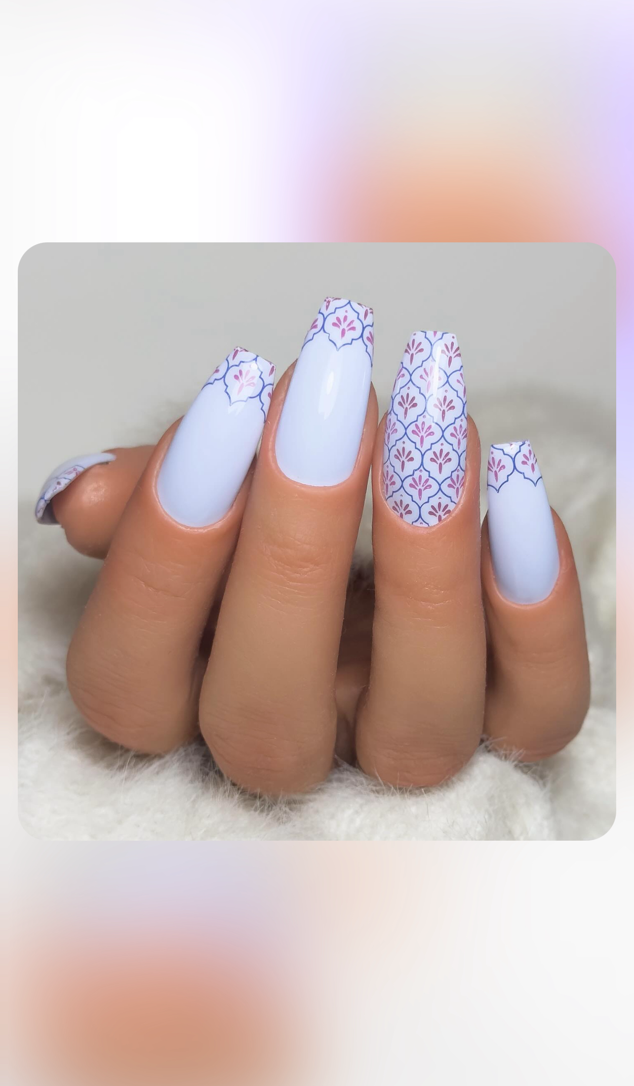 Enchanted Gems (CJSLC-101) Etched Nail Art Stamping Plate