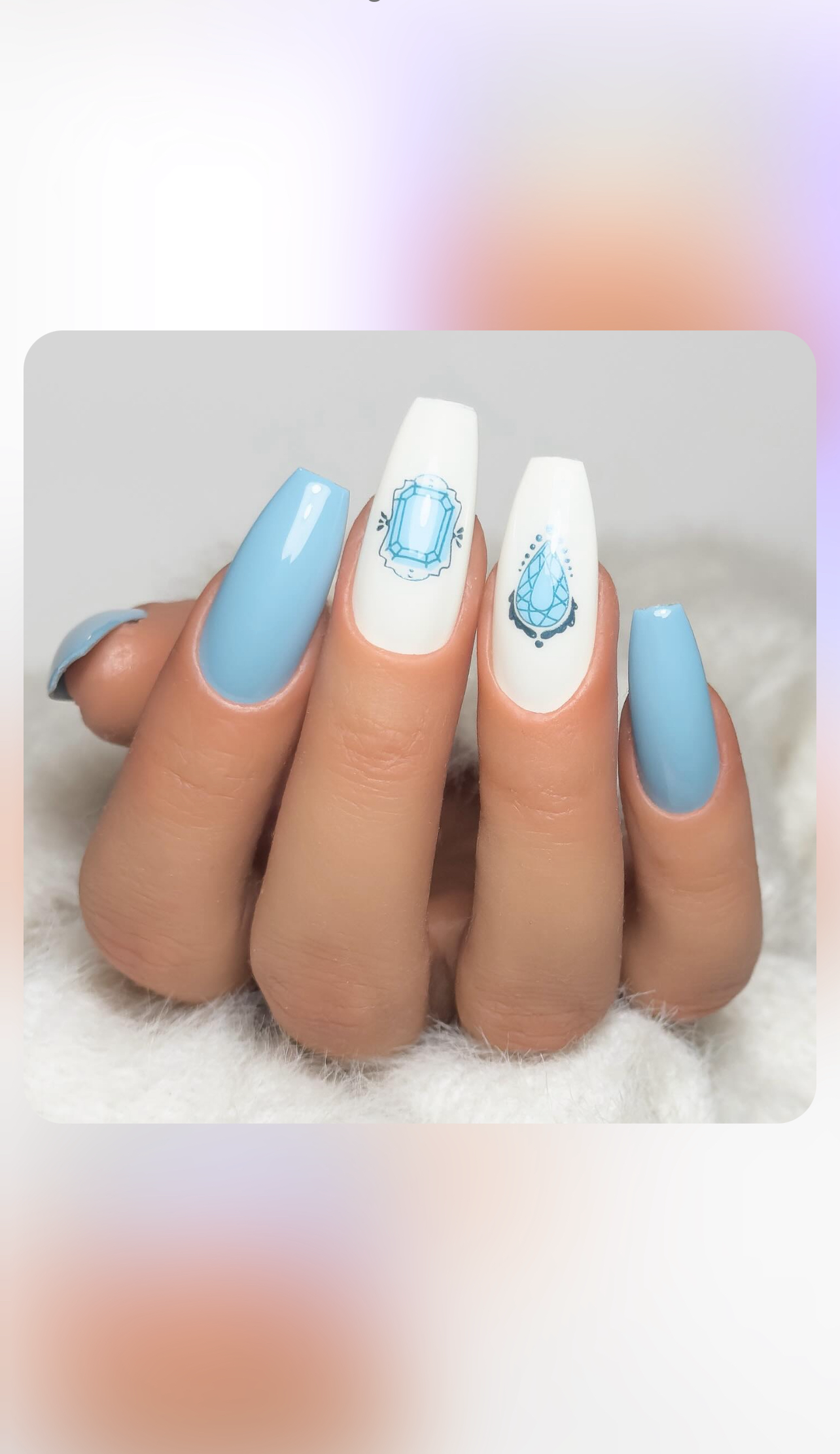 Enchanted Gems (CJSLC-101) Etched Nail Art Stamping Plate