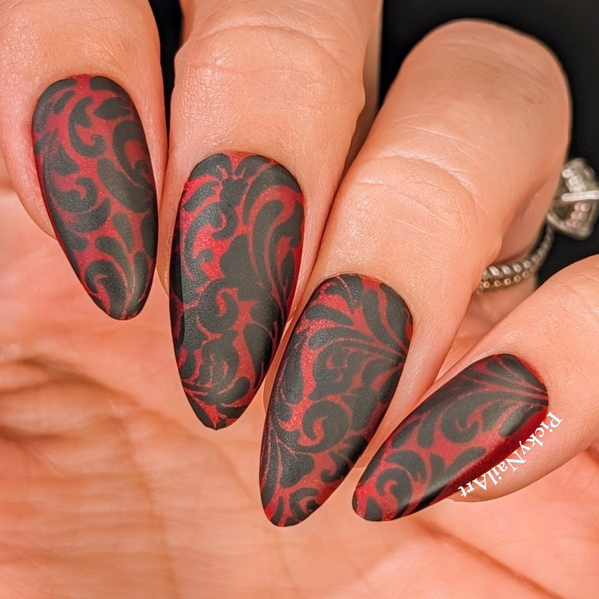 Gilded Garden (CjSLC-104) Etched Nail Art Stamping Plate