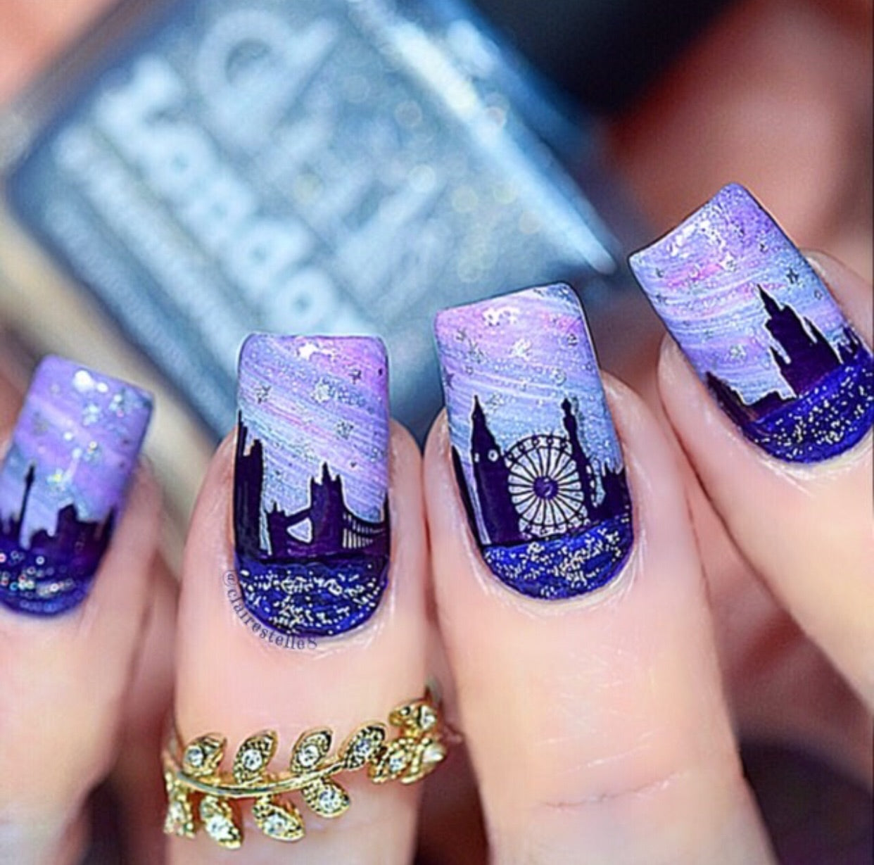 Best of British (CjS LC-27) Etched Nail Art Stamping Plate