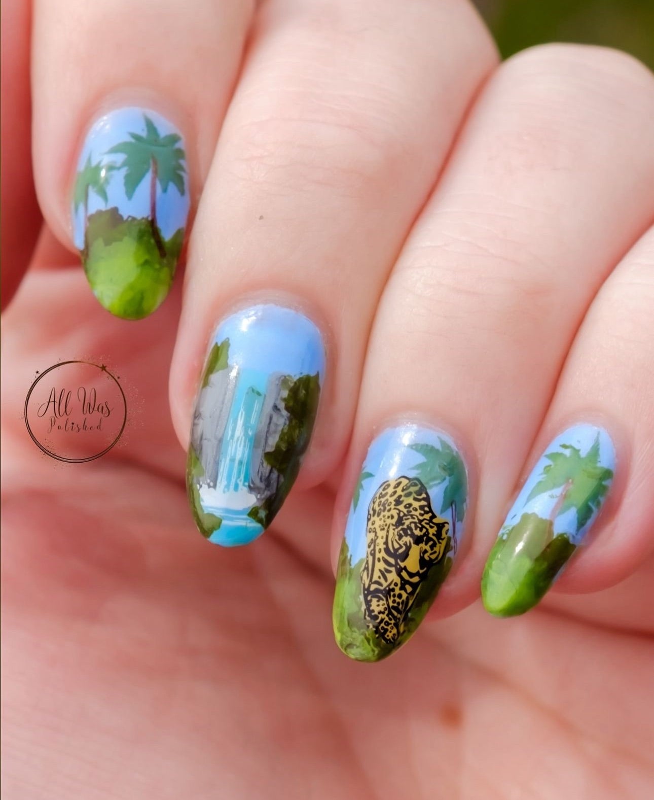 Suzie's Welcome to the Jungle (CjS LC-34) Etched Nail Art Stamping Plate