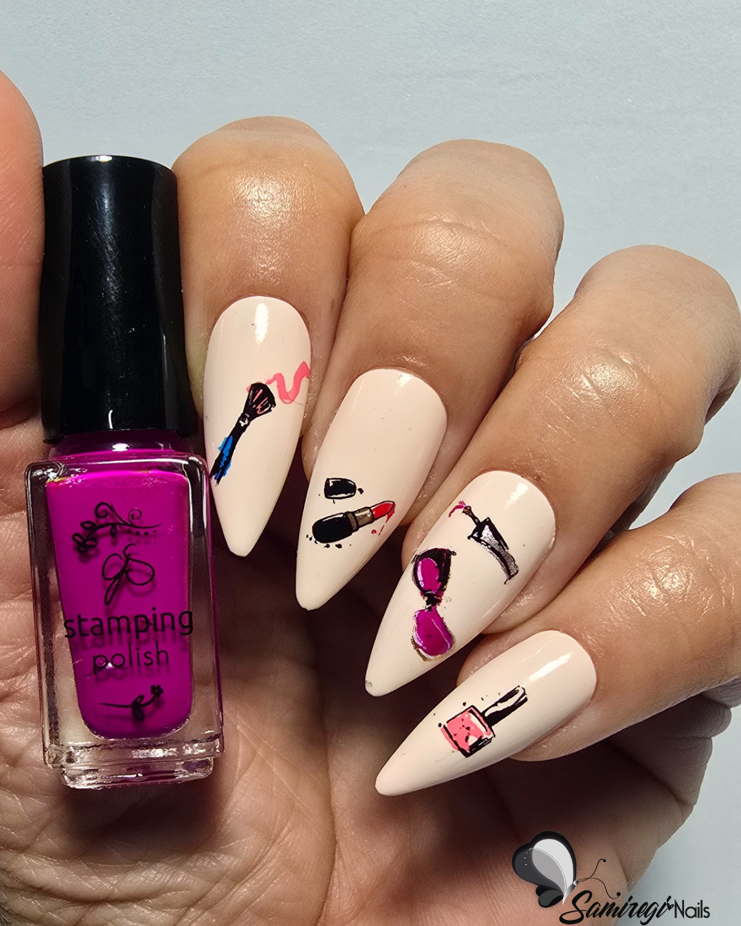 Kaye's Fashion Flavor (CjSLC-77) Etched Nail Art Stamping Plate