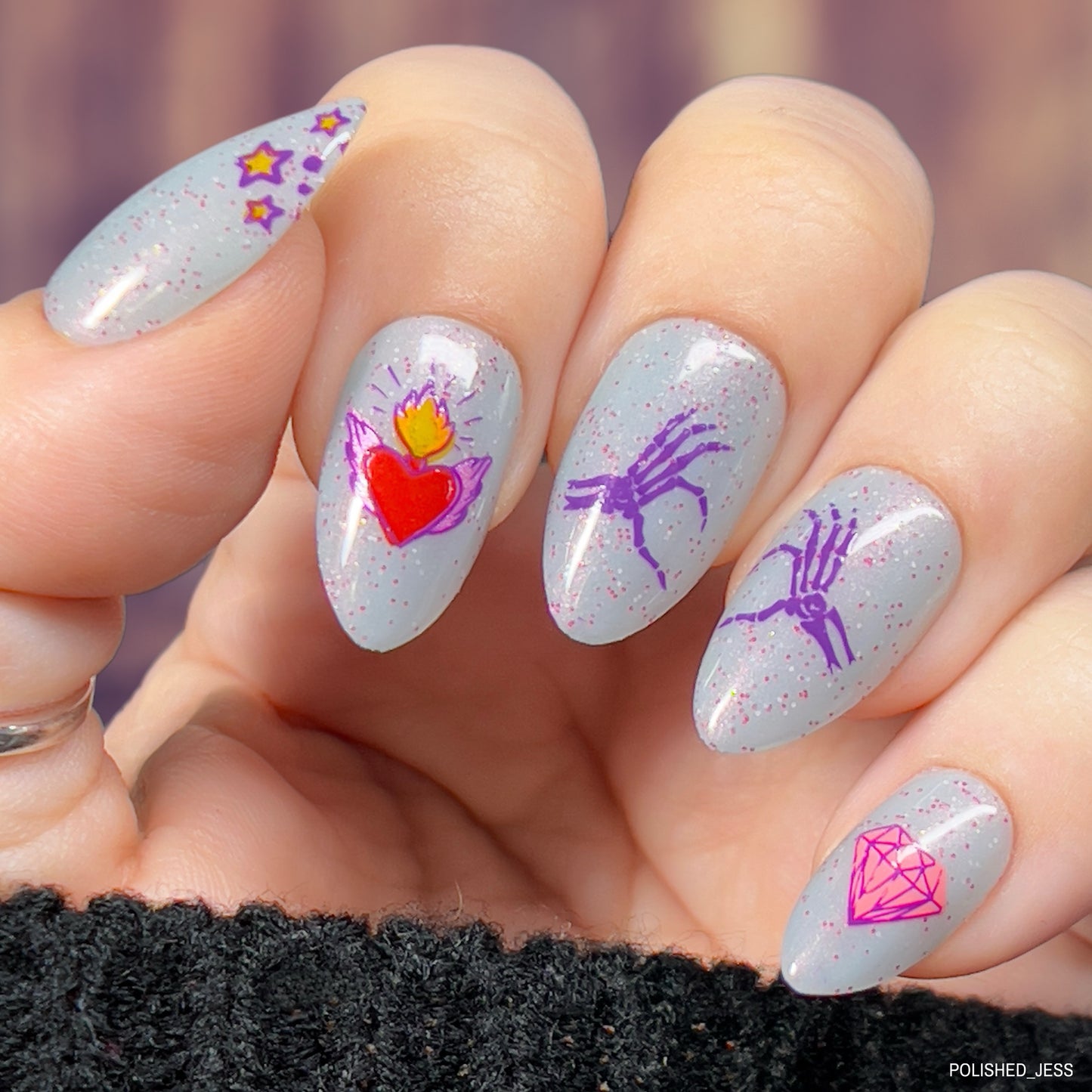 Tattoo (CjSLC-86) Etched Nail Art Stamping Plate