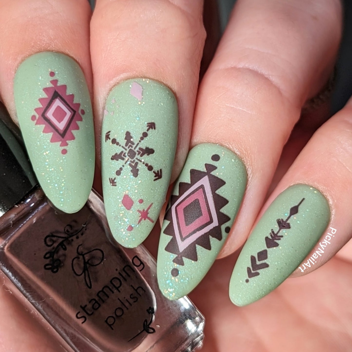 Celina Ryden - Boho Vibes (CjSLC-97) Etched Nail Art Stamping Plate