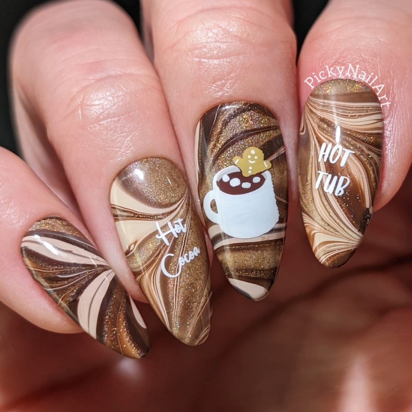 Baking Spirits Bright (CjSLC-99) Etched Nail Art Stamping Plate