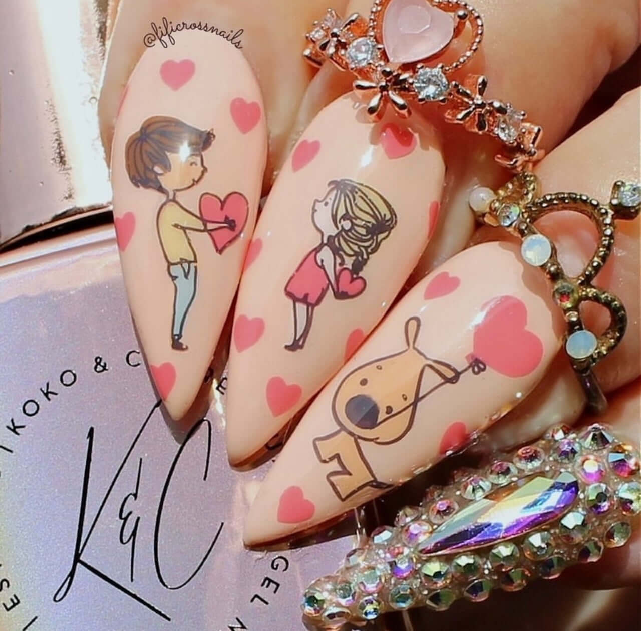 You're Pawfect (CjSV-51) Etched Nail Art Stamping Plate