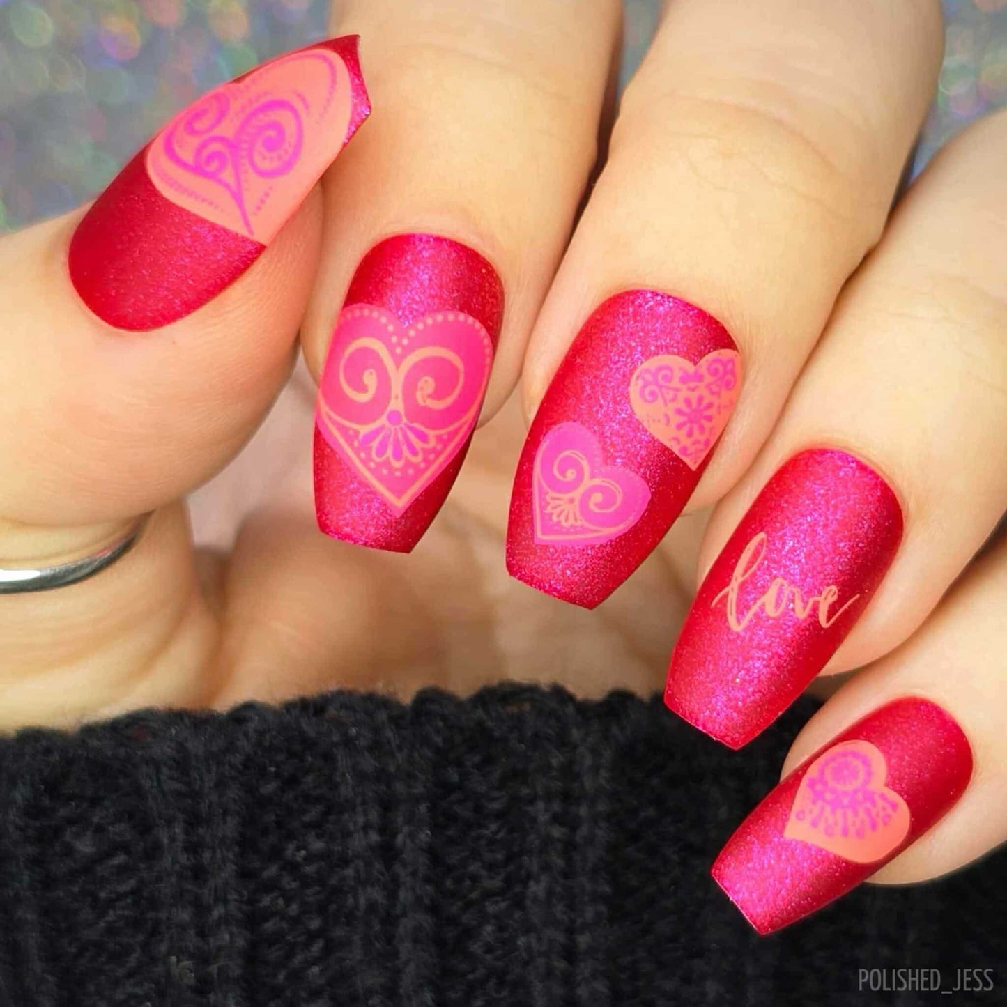 Better with You (CjSV-52) Etched Nail Art Stamping Plate