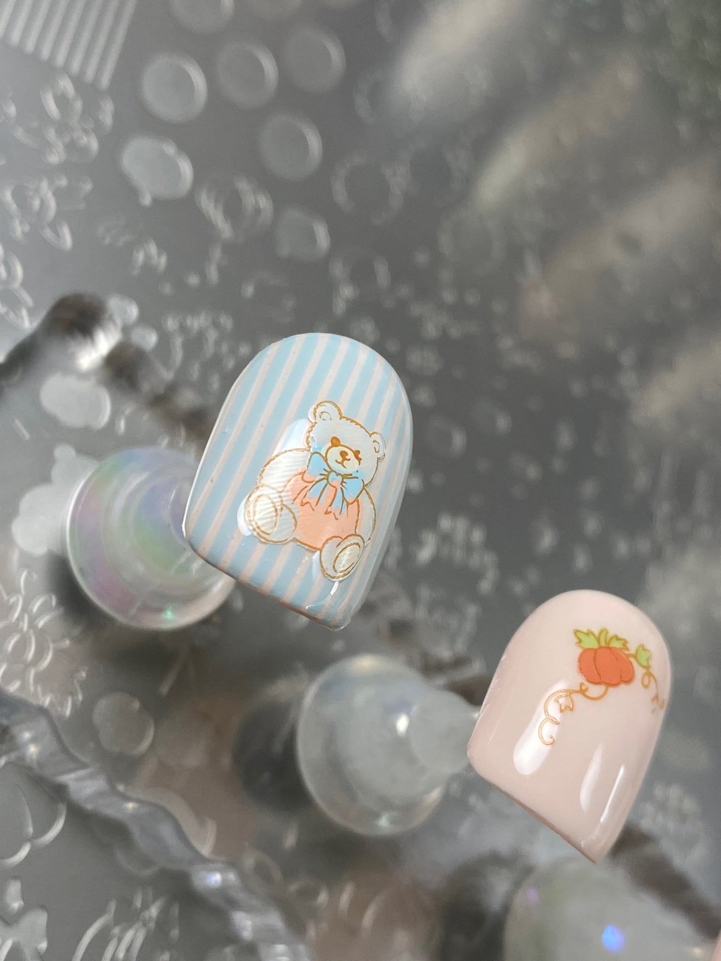 Enchanted Harvest (CjSH-131) Etched Nail Art Stamping Plate