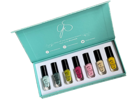 Nail Art Stamping Color Kit - Color Me In (7 Colors)