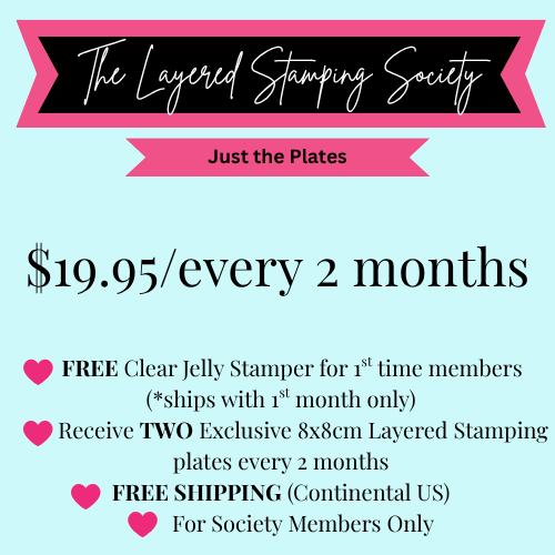 The Layered Stamping Society (2 Medium Plates)