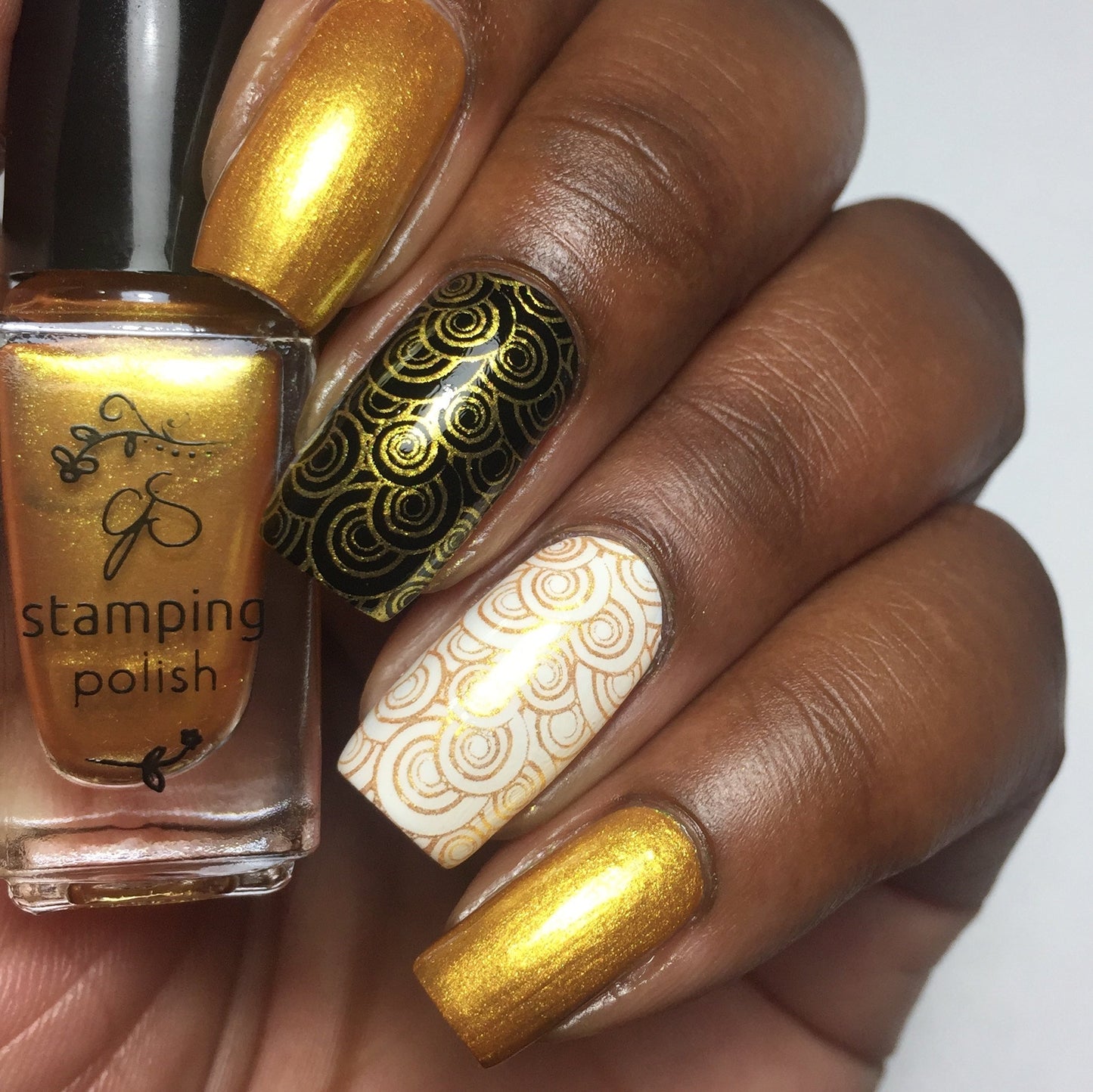 #3 All that Glitters - Nail Stamping Color (5 Free Formula) Polish Clear Jelly Stamper