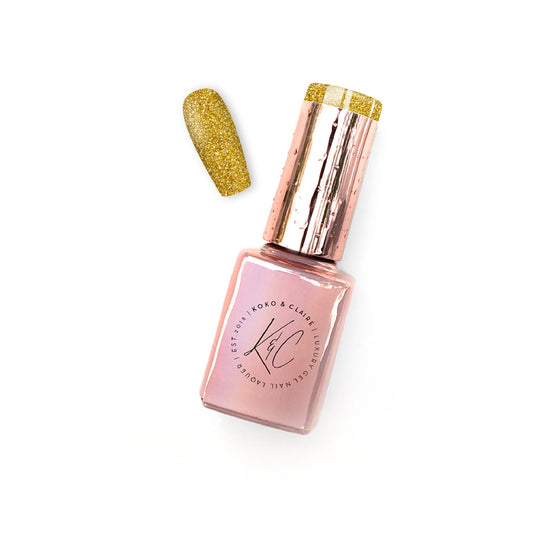 111 - Velvet Confetti - Gold (Top Coat) Foundation KoKo & Claire