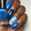 #10 Gotta Be Blue - Nail Stamping Color (5 Free Formula) Polish Clear Jelly Stamper 