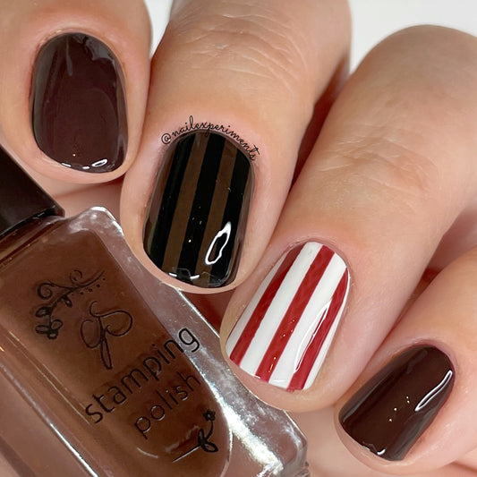 #113 - Espresso - Nail Art Stamping Color (5 Free Formula)