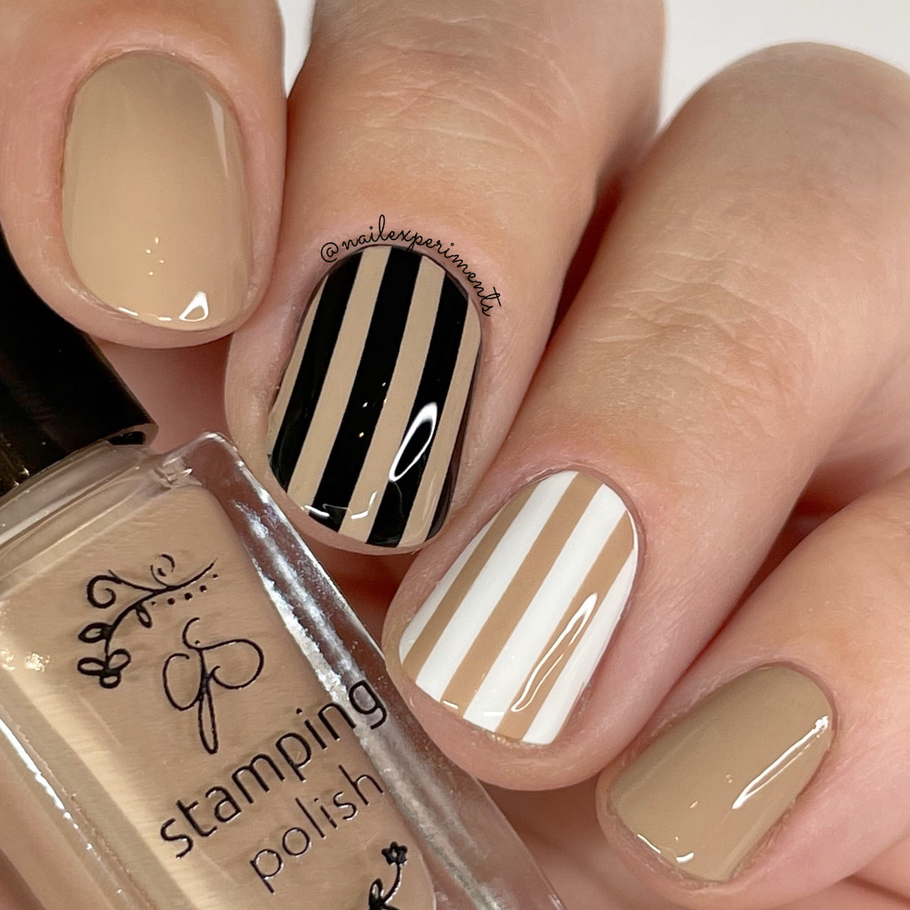 #118 - Latte - Nail Art Stamping Color (5 Free Formula)