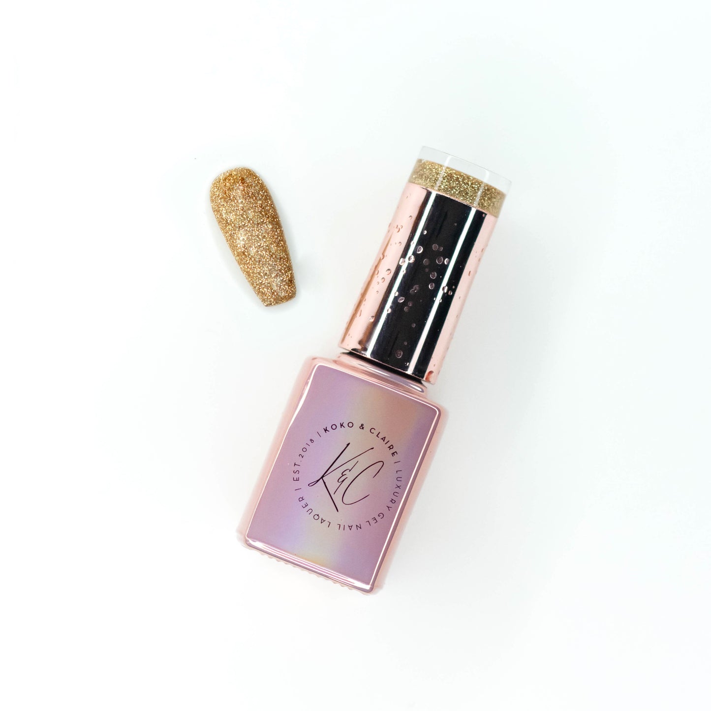 028 - Champagne at Midnight Gel Polish KoKo & Claire