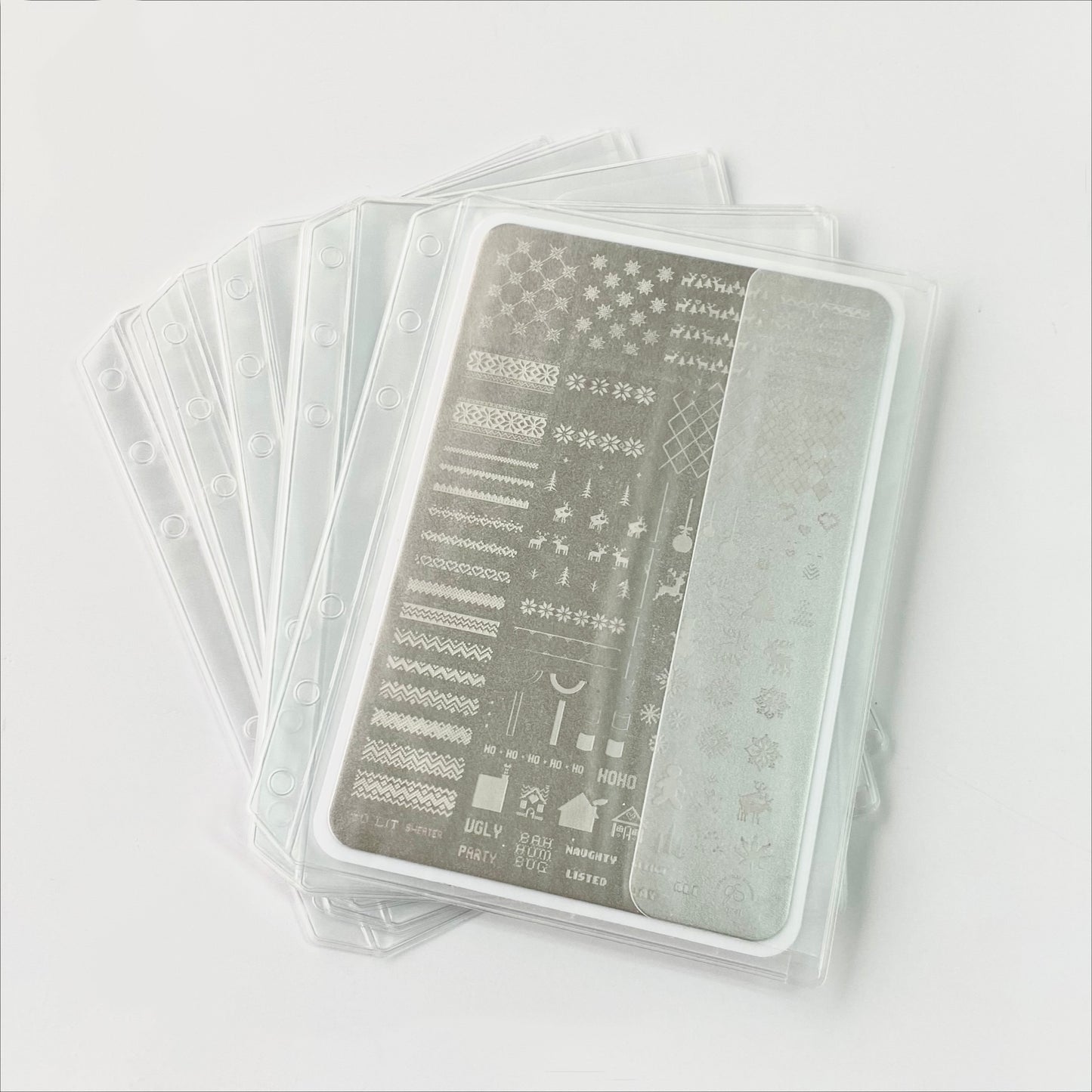 Replacement Binder Sleeves (5pk) - Aqua, Pink, Pearl, Peacock)