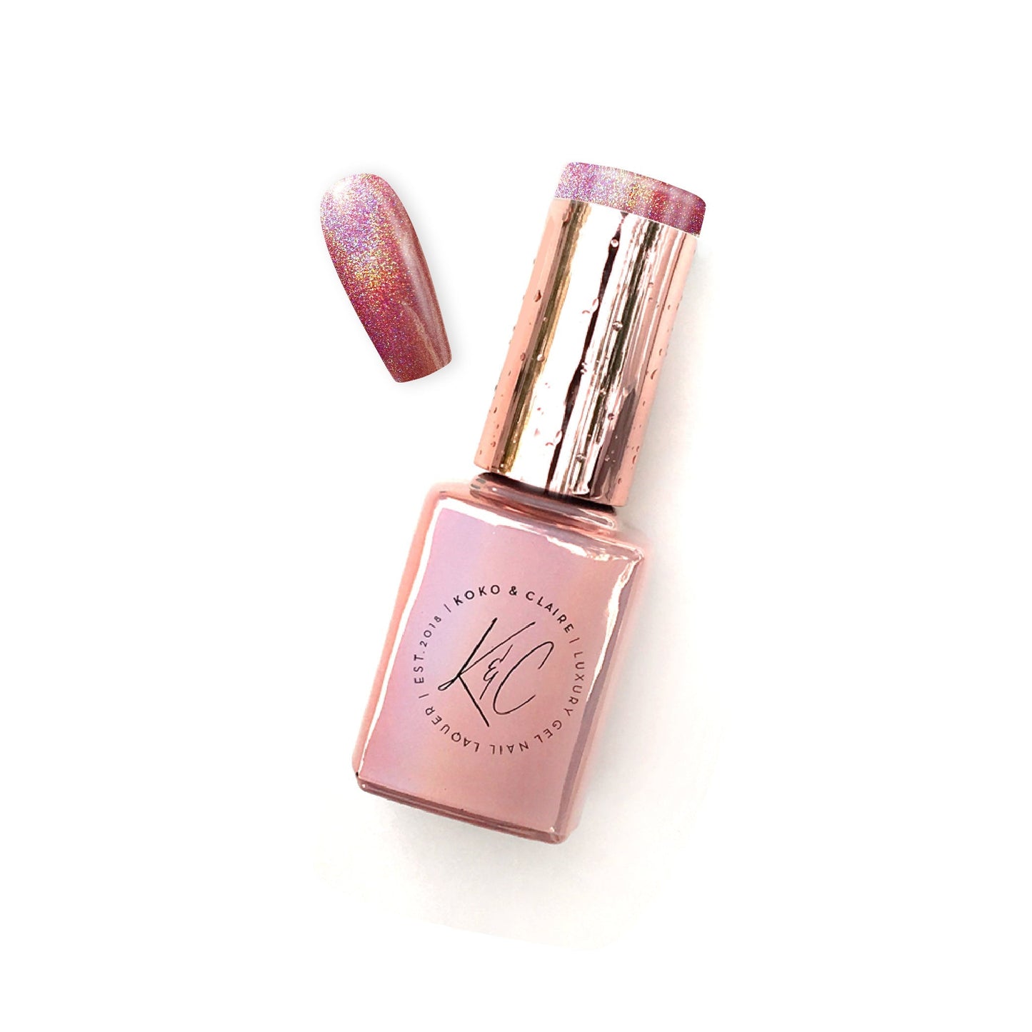 0175 - Pitter-Patter-Pink! Gel Polish KoKo & Claire