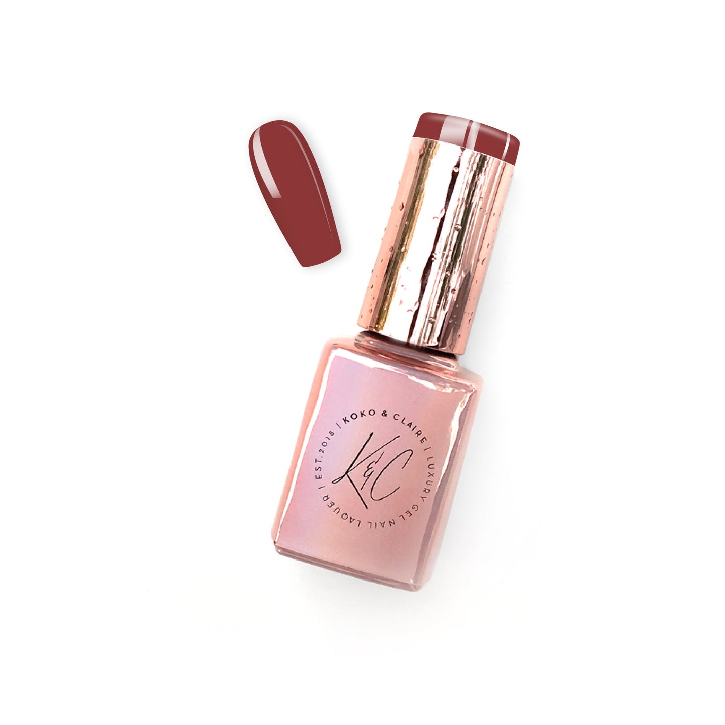 0179 - Chocolate Dipped Raspberry Gel Polish KoKo & Claire