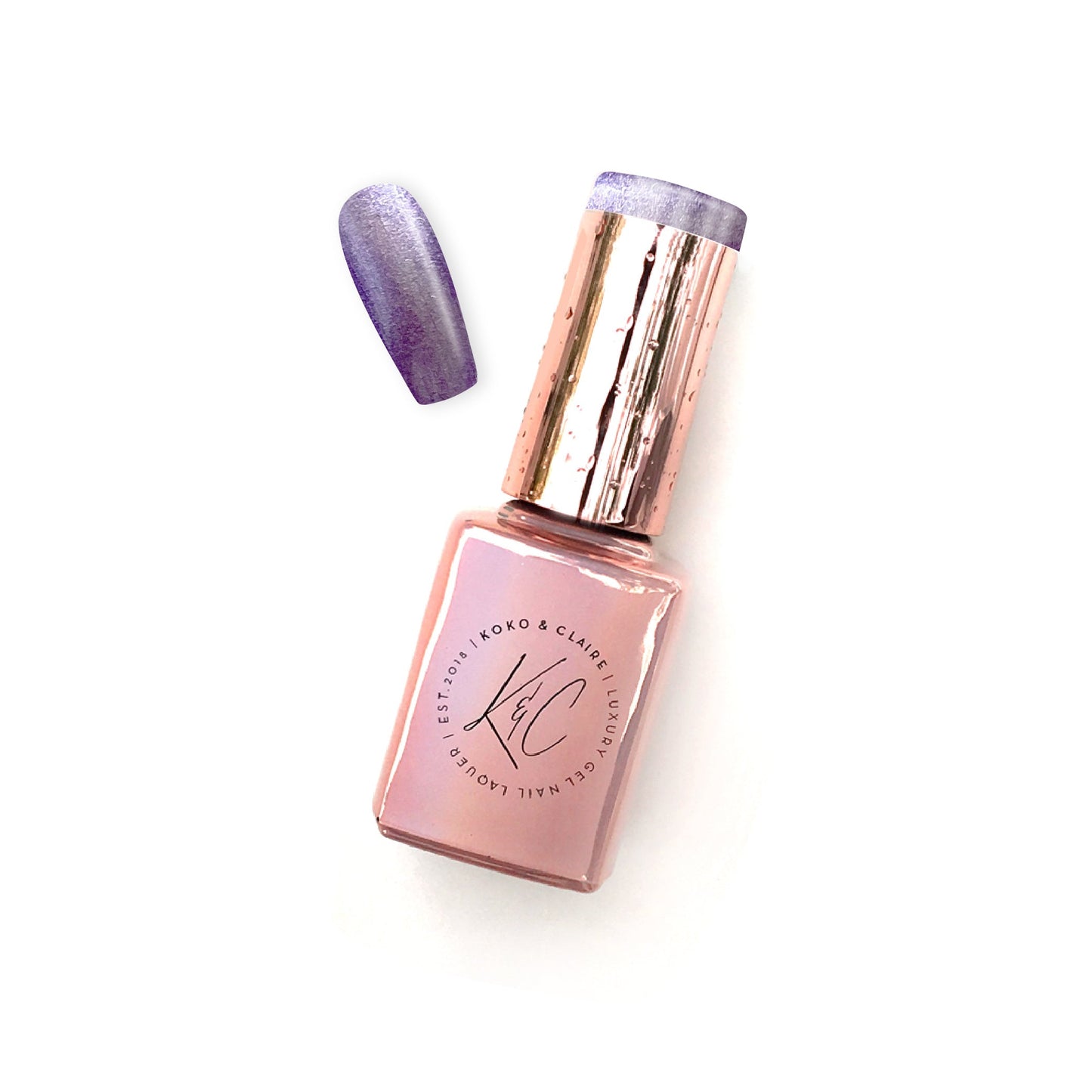 0187 - Vivacious Violet - Cateye Gel Polish KoKo & Claire