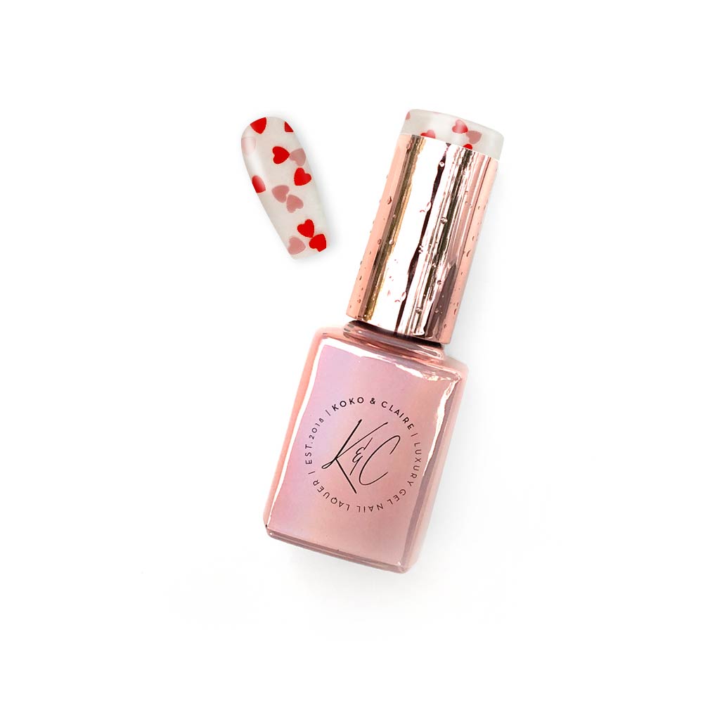 Hearts - Love Matte (Top Coat)