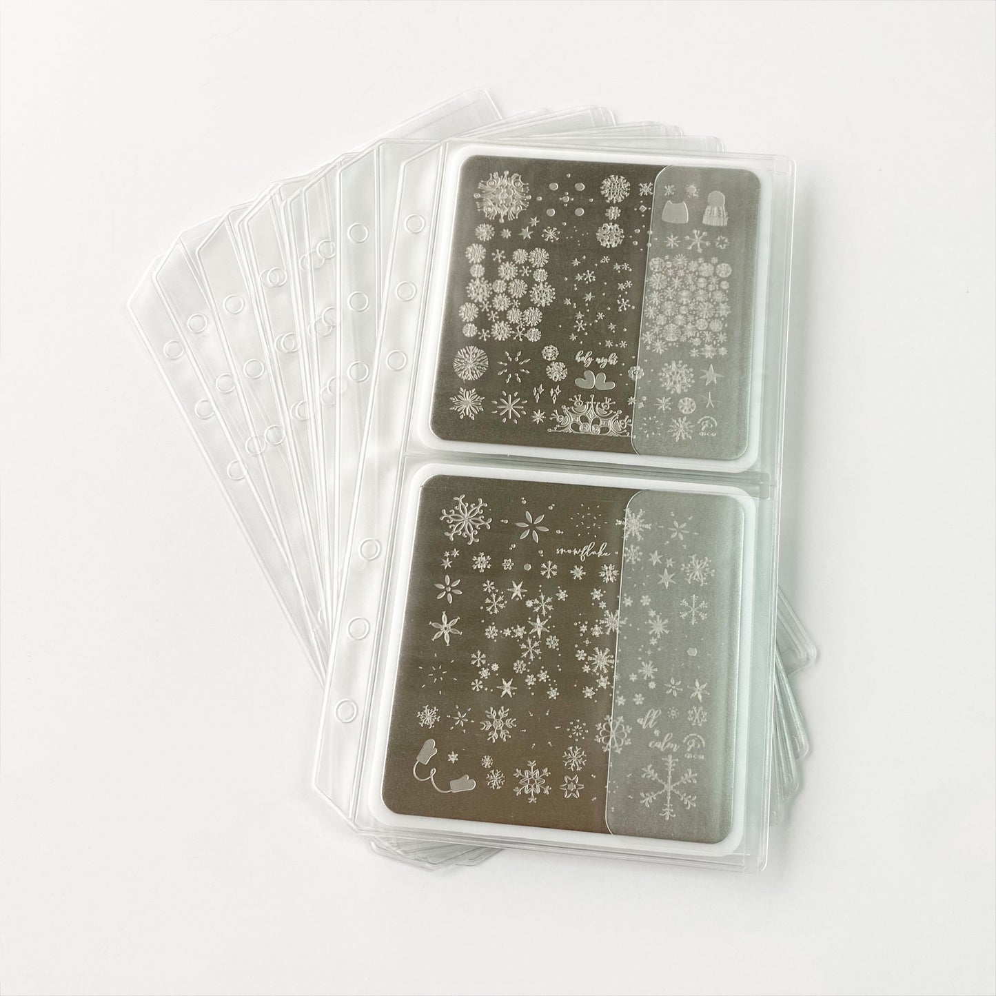 Replacement Binder Sleeves (5pk) - Aqua, Pink, Pearl, Peacock)