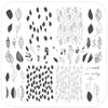 A Crunch With Every Step (CjS-270) Steel Nail Art Layered Stamping Plate