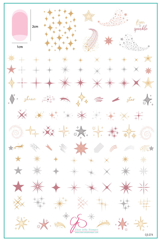 layered-nail-art-stamping-plate-inspo-card-showing-colorful-designs-of-stars-and-words-for-nail-art