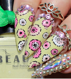 Spring is in the Air (CjS-95) Steel Layered Nail Art Stamping Plate