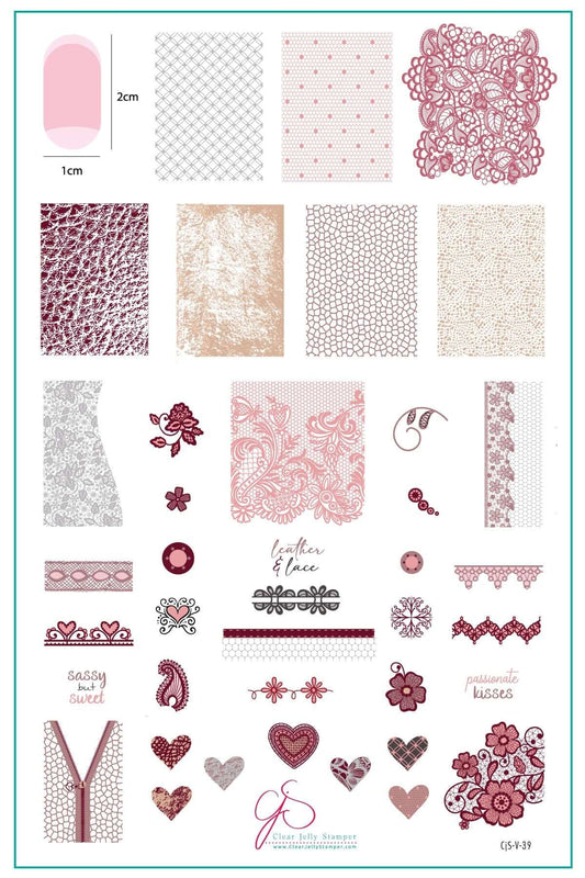 layered-nail-art-stamping-plate-inspo-card-with-colorful-designs-of-lace-leather-hearts-and-flowers