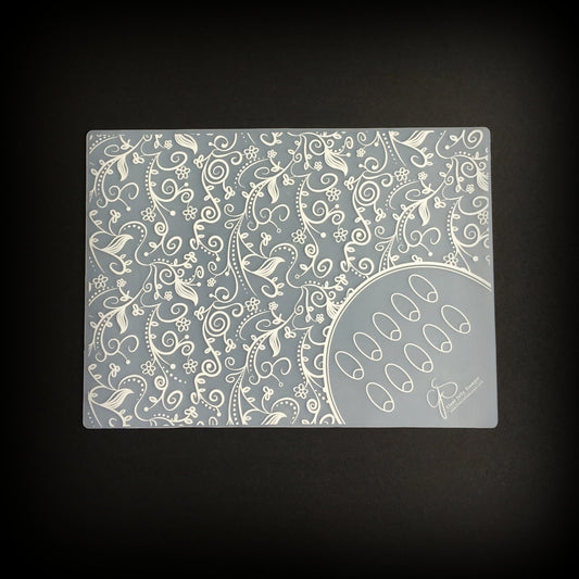 CjS Nail Art Mat - The Tracey (Classic Swirl) Mats Clear Jelly Stamper
