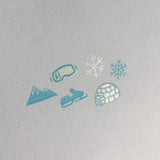 Oh Canada (CjSLC-09) - Steel Nail Art Stamping Plate 14 x 9 Clear Jelly Stamper 