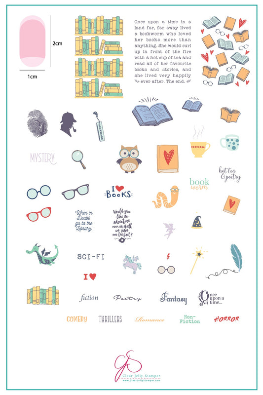 Armchair Adventure (CjS LC-30) Steel Stamping Plate 14 x 9 Clear Jelly Stamper