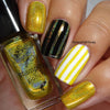 Holo 2 - Proceed with Caution - Nail Stamping Color (5 Free Formula) Polish Clear Jelly Stamper 